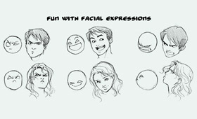 Design Cool Illustrated Facial Expressions 表情の変化のイラスト集 Mblog
